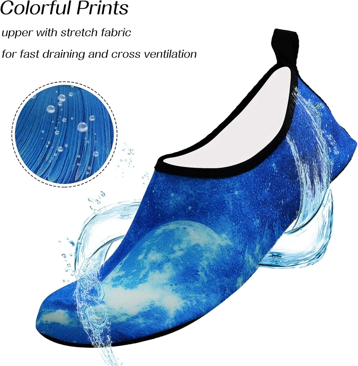Barefoot Swim Shoes for Women Men Quick Dry Aqua Water Shoes Beach Pool Surf Yoga Hiking Lightweight Non Slip Outdoor Sports