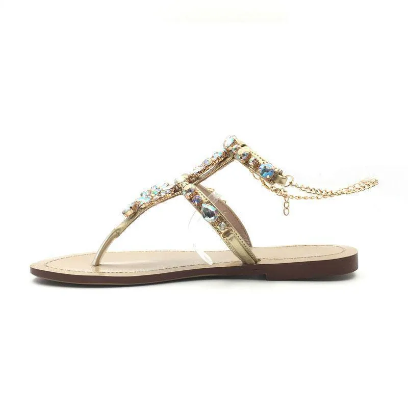 Bohemian Crystal Sandals