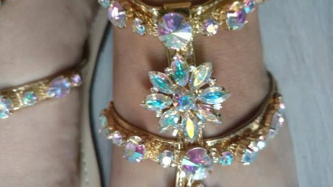 Bohemian Crystal Sandals
