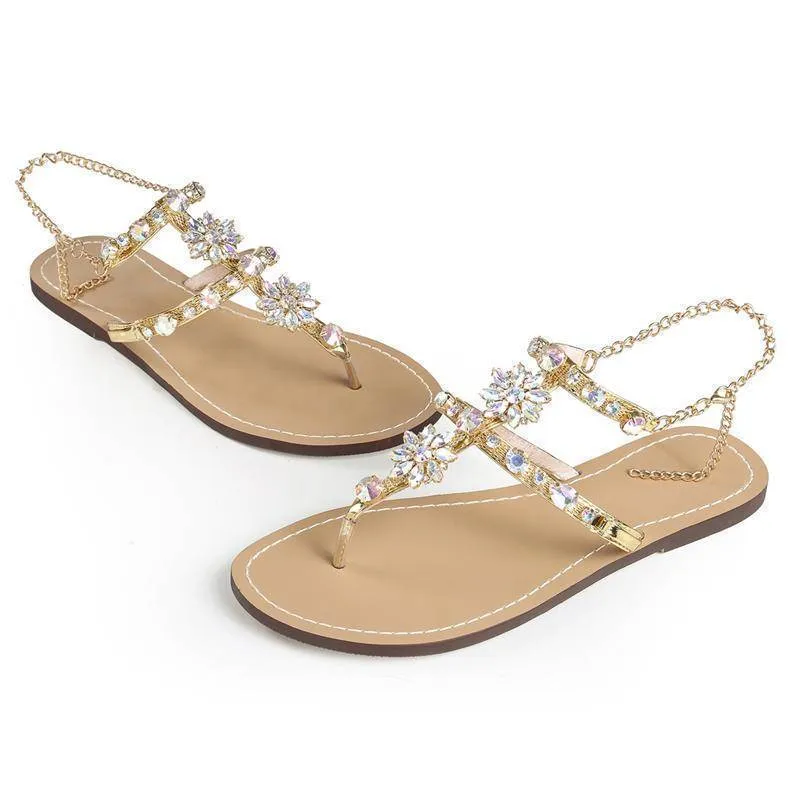 Bohemian Crystal Sandals