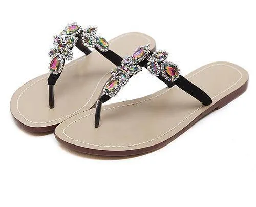 Bohemian Crystal Sandals