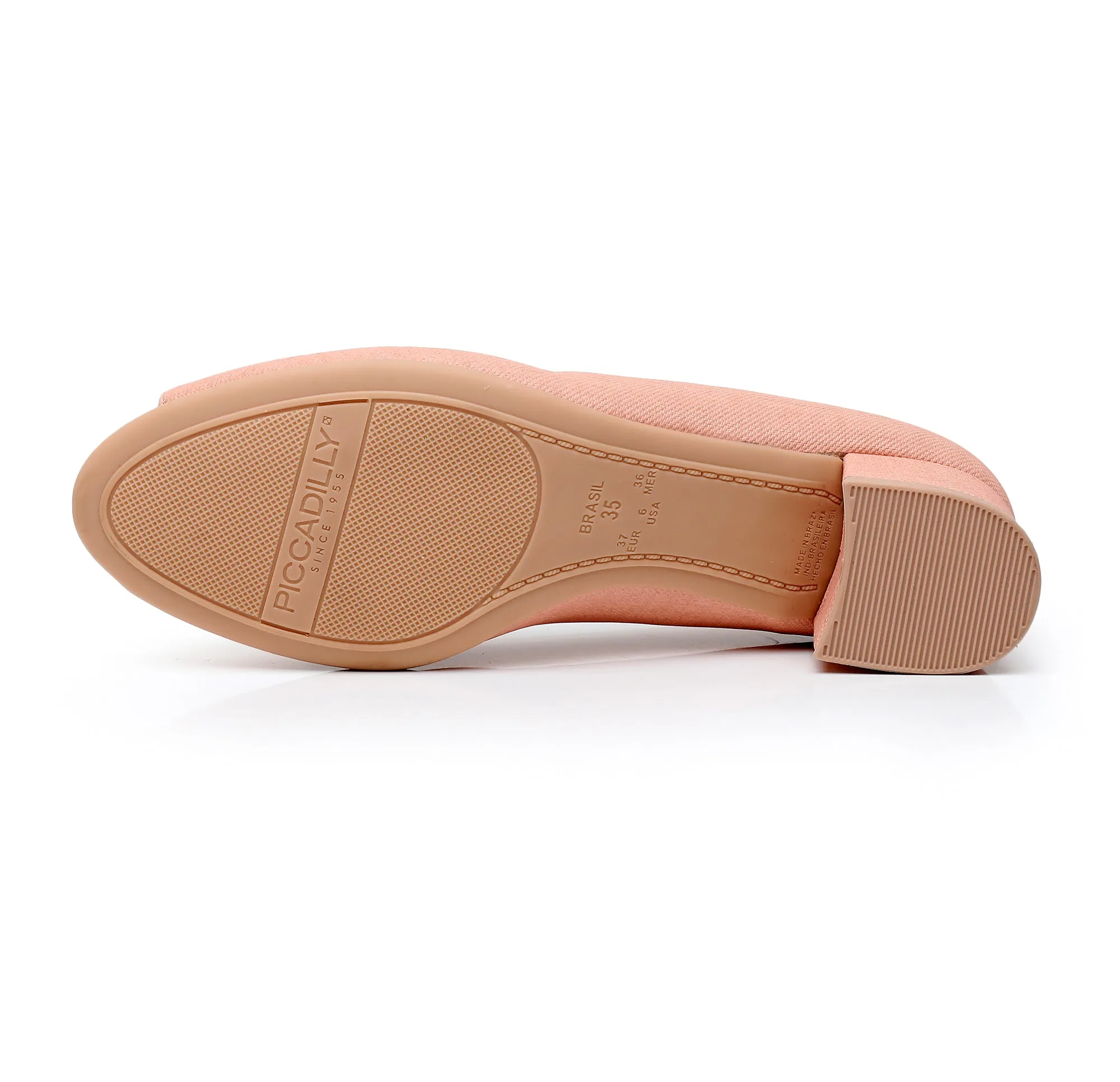 Elegant Peep Toe Pumps - Peach (114.046)
