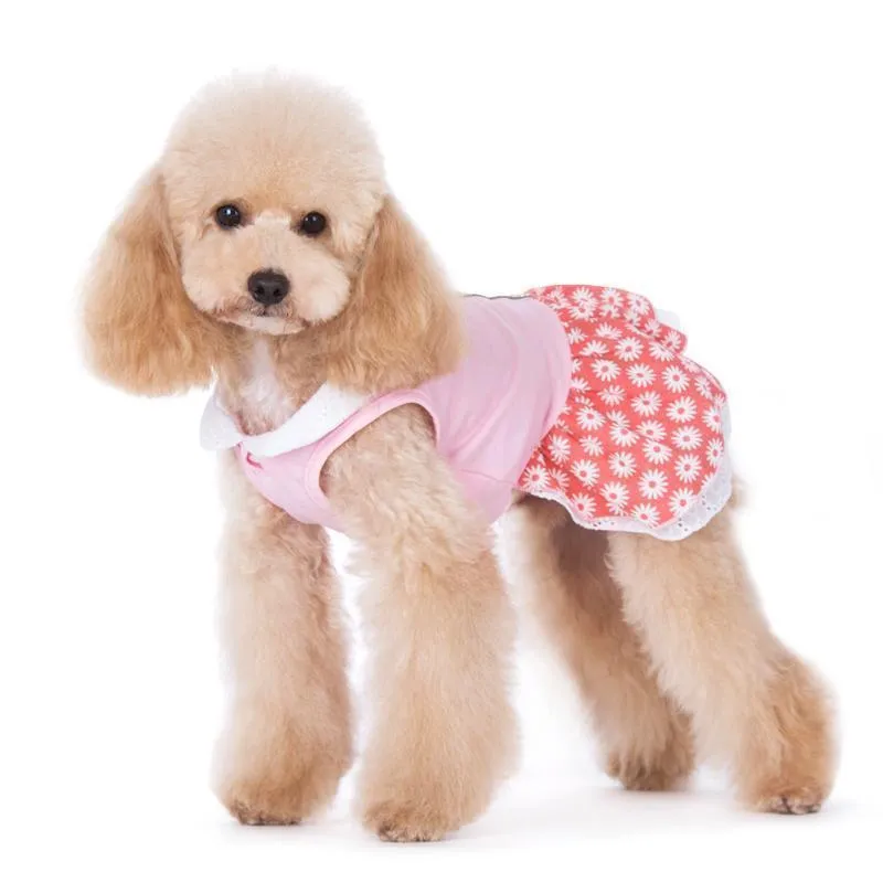 Flower Bling Dog Dress