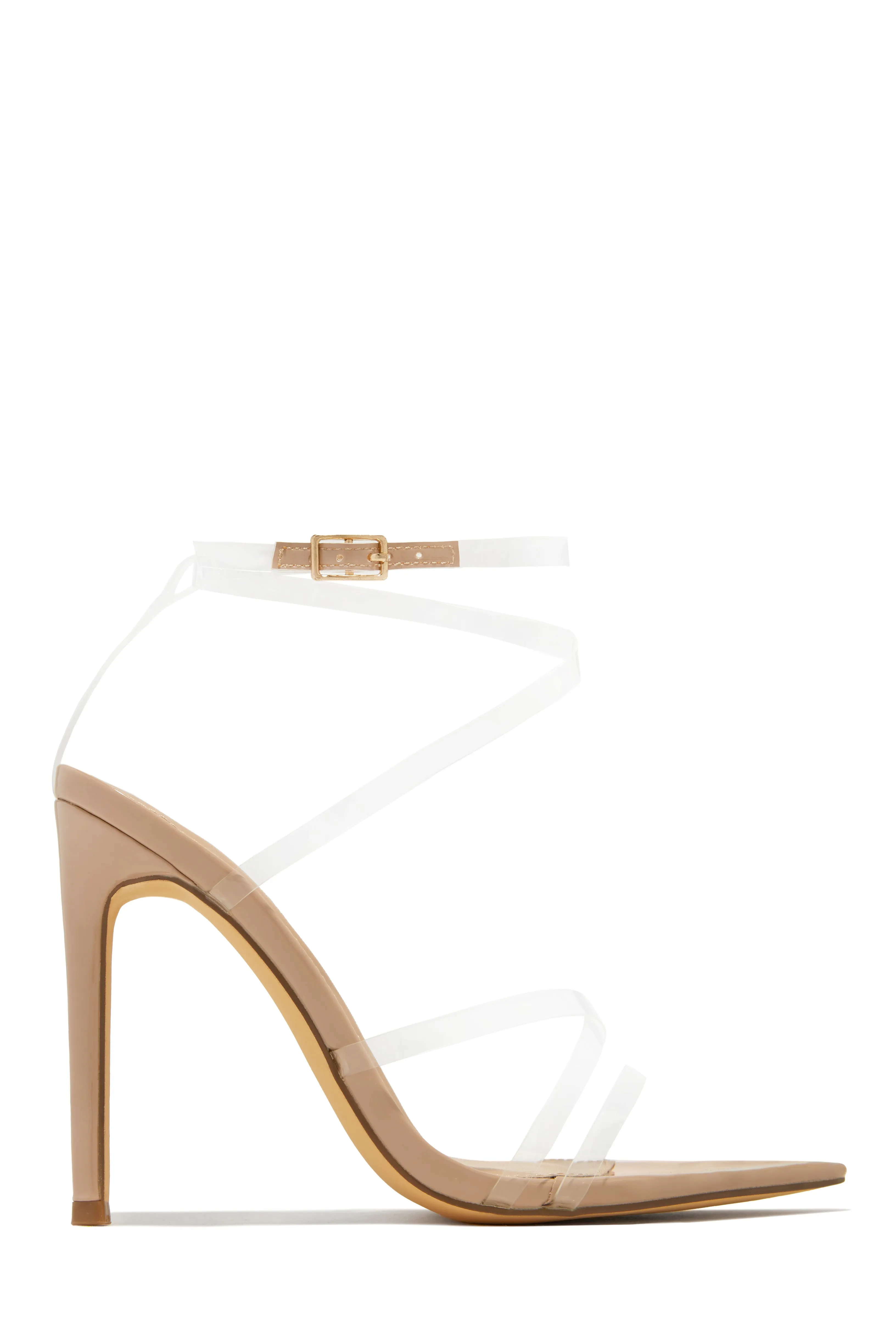Gossip Girl Strappy High Heels - Clear