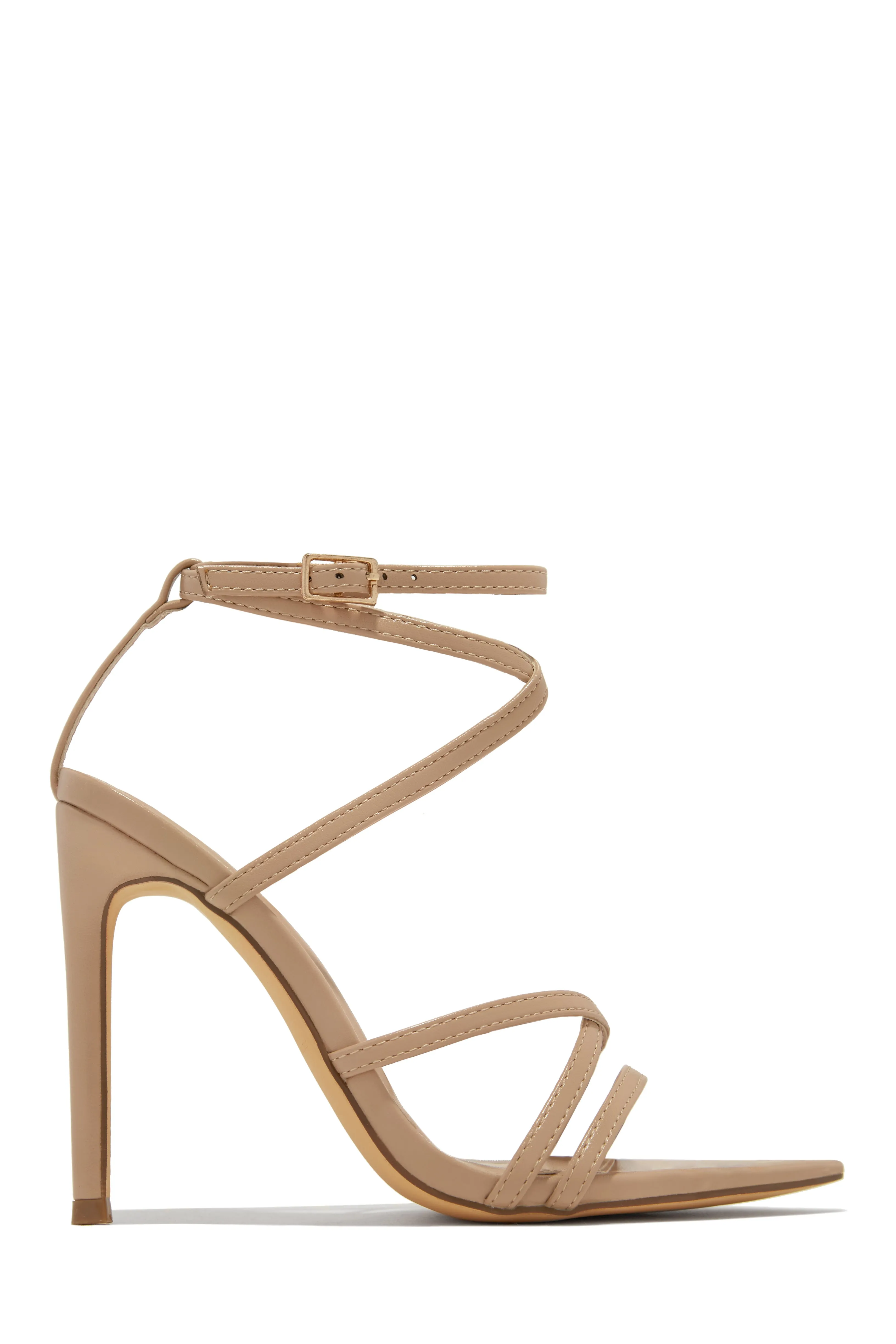 Gossip Girl Strappy High Heels - Clear