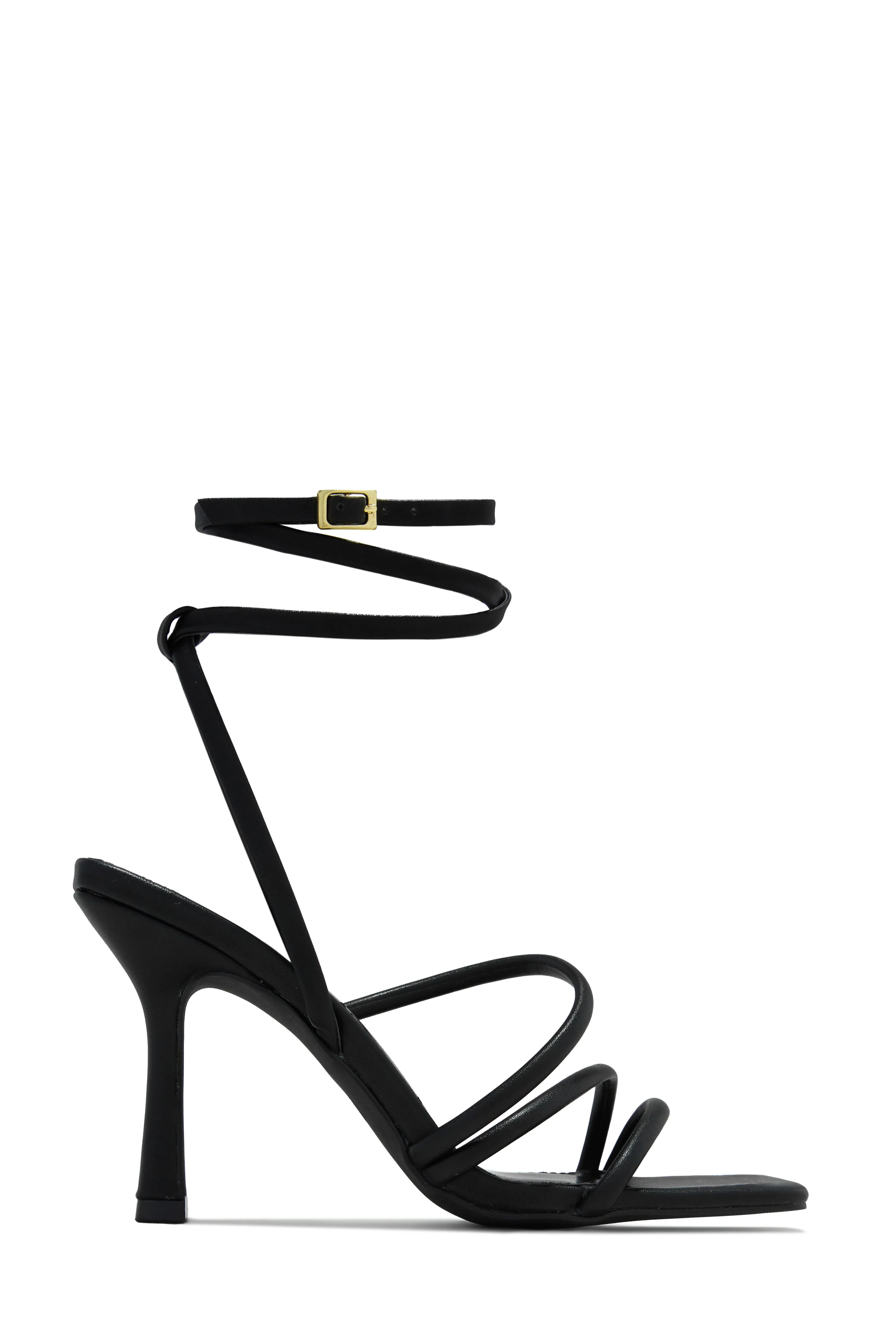 Katti Strappy Mid Heels - Nude
