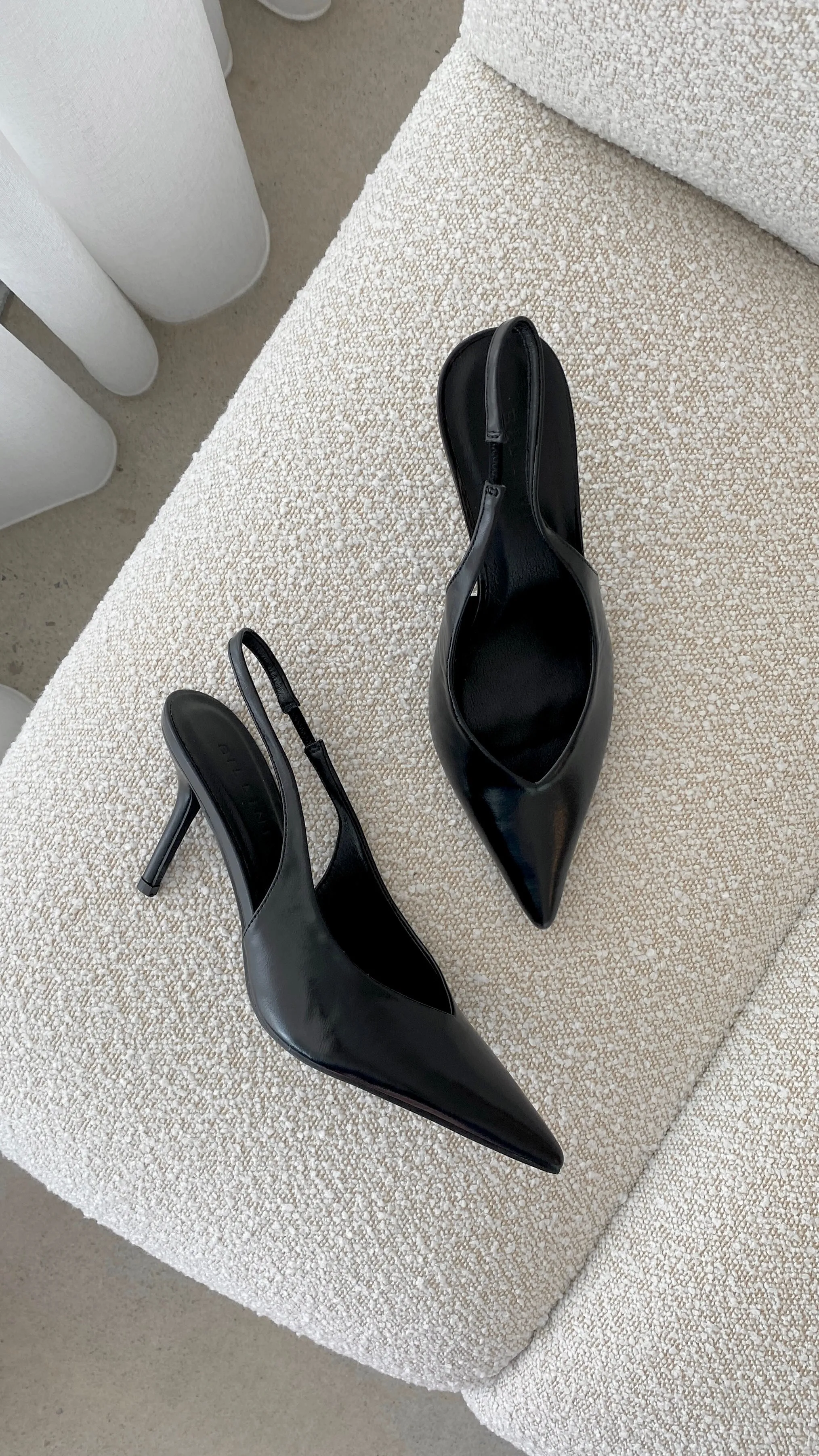 Kendra Heel - Black Shine