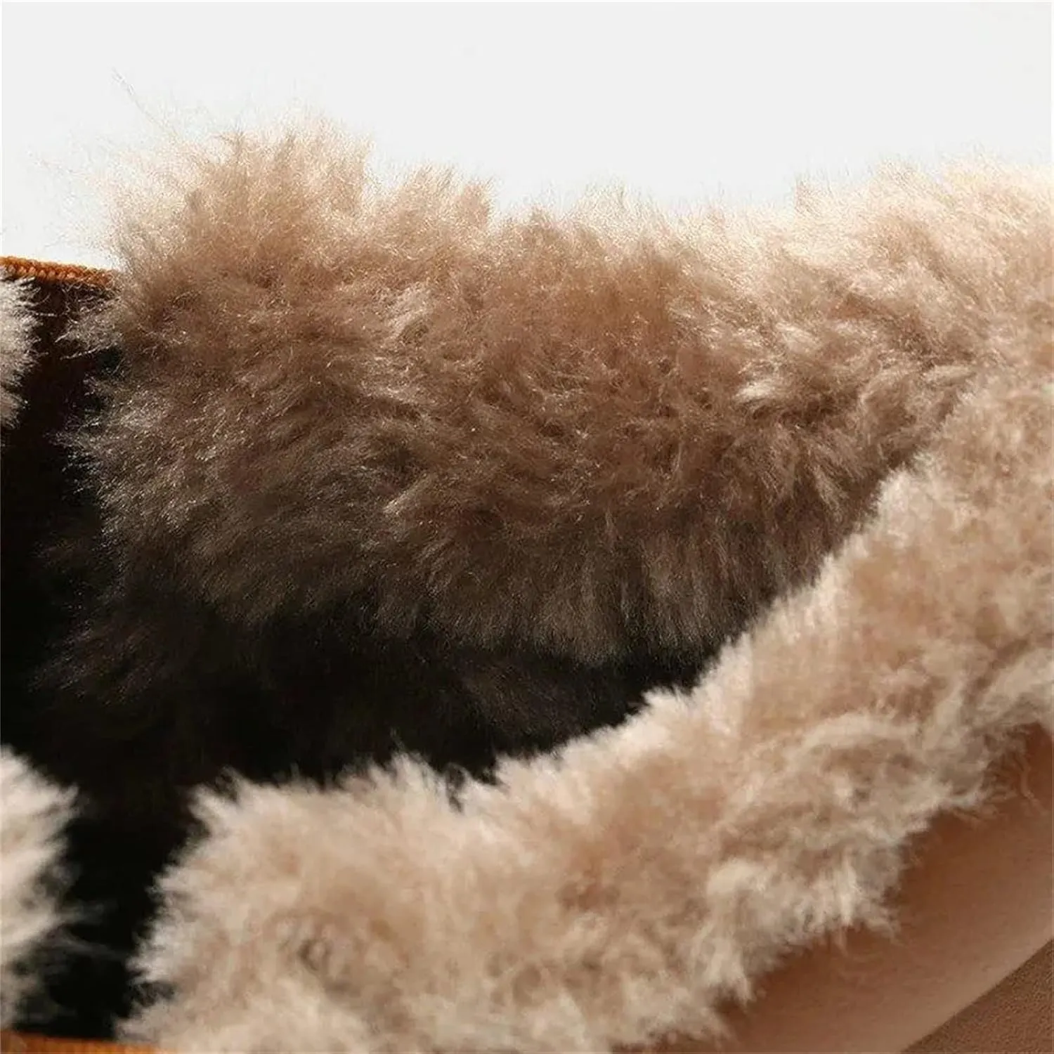 Ladmiple Winter Boots For Women 2024 Warm Fur Lined Snow Boots Outdoor Short Ankle Booties Slip On Fashion Walking Shoes
