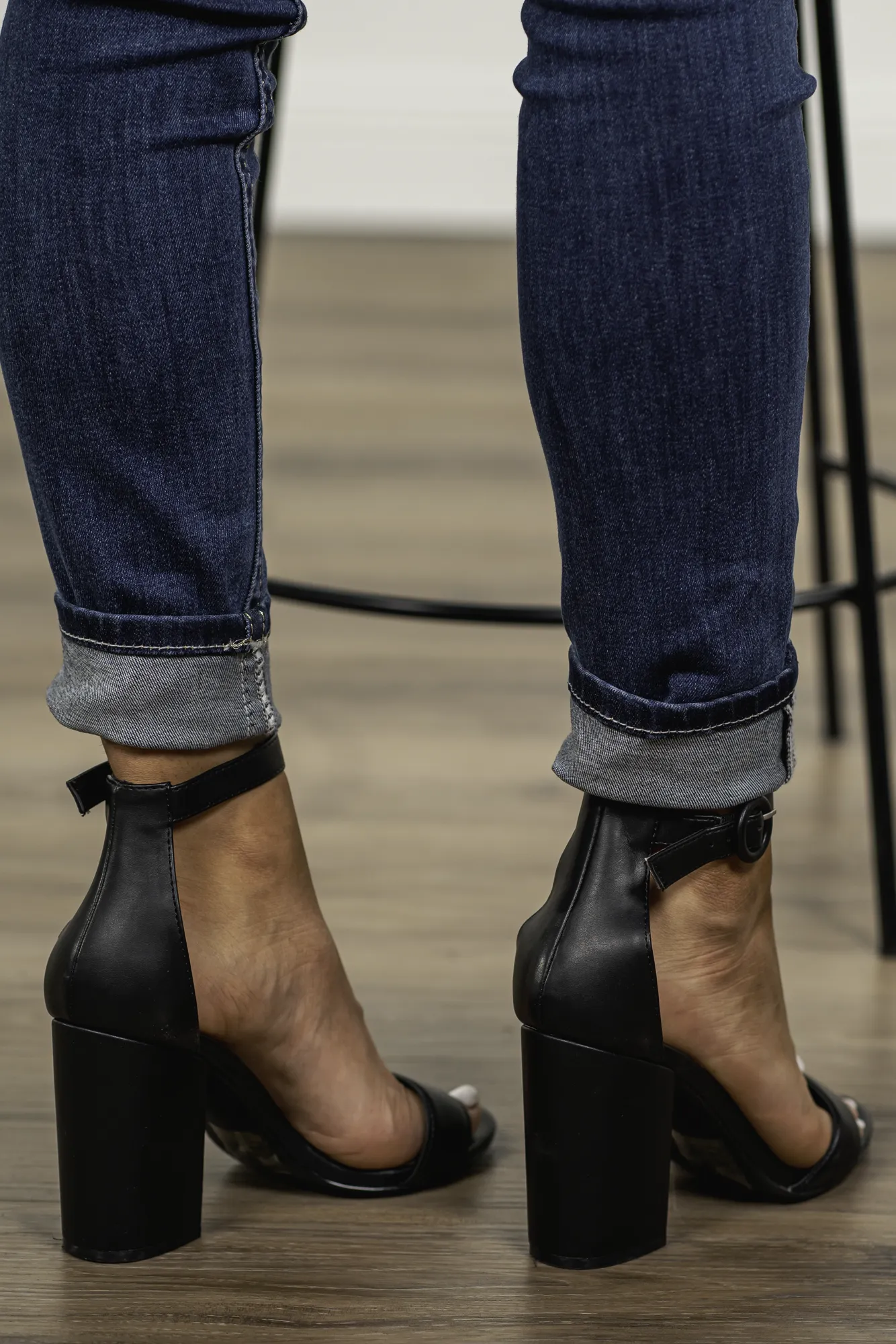 Lake Strappy Heels Black